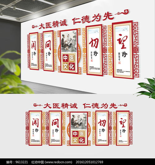 中医养生馆问诊内容文化墙